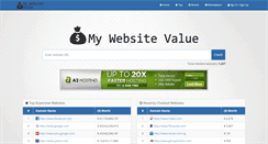 Desktop Screenshot of my-website-value.com